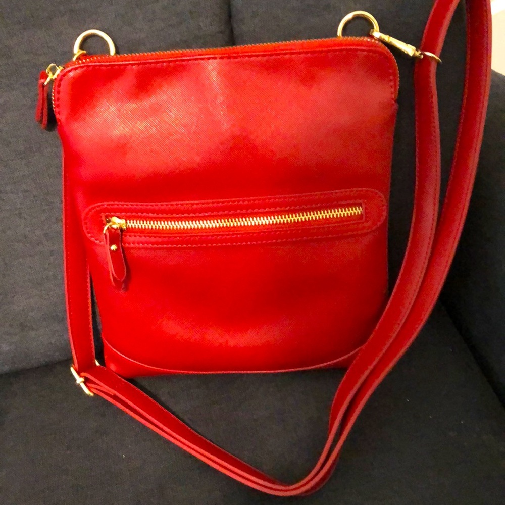 Red Cross body purse